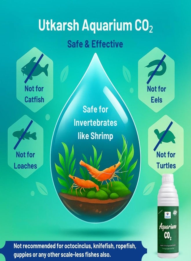 Utkarsh Aquarium CO₂ (Liquid CO2 for Aquarium Plants) (250 ml; Pack of 1) - Image 4